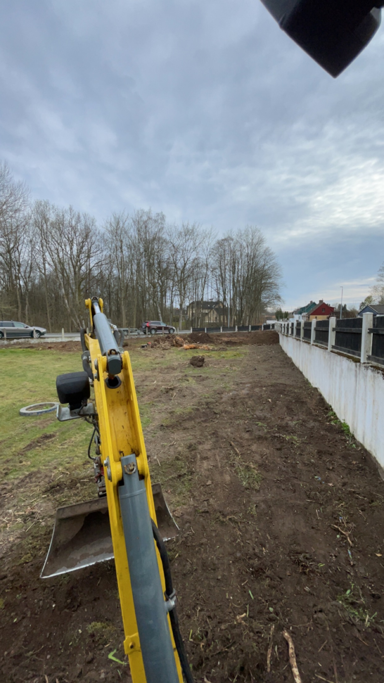 Utrustning och personal vid Markarbeten